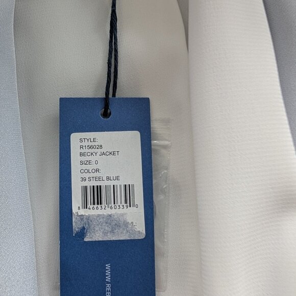NWT Rebecca Minkoff Becky Jacket / Blazer (Light Blue) - Picture 10 of 15